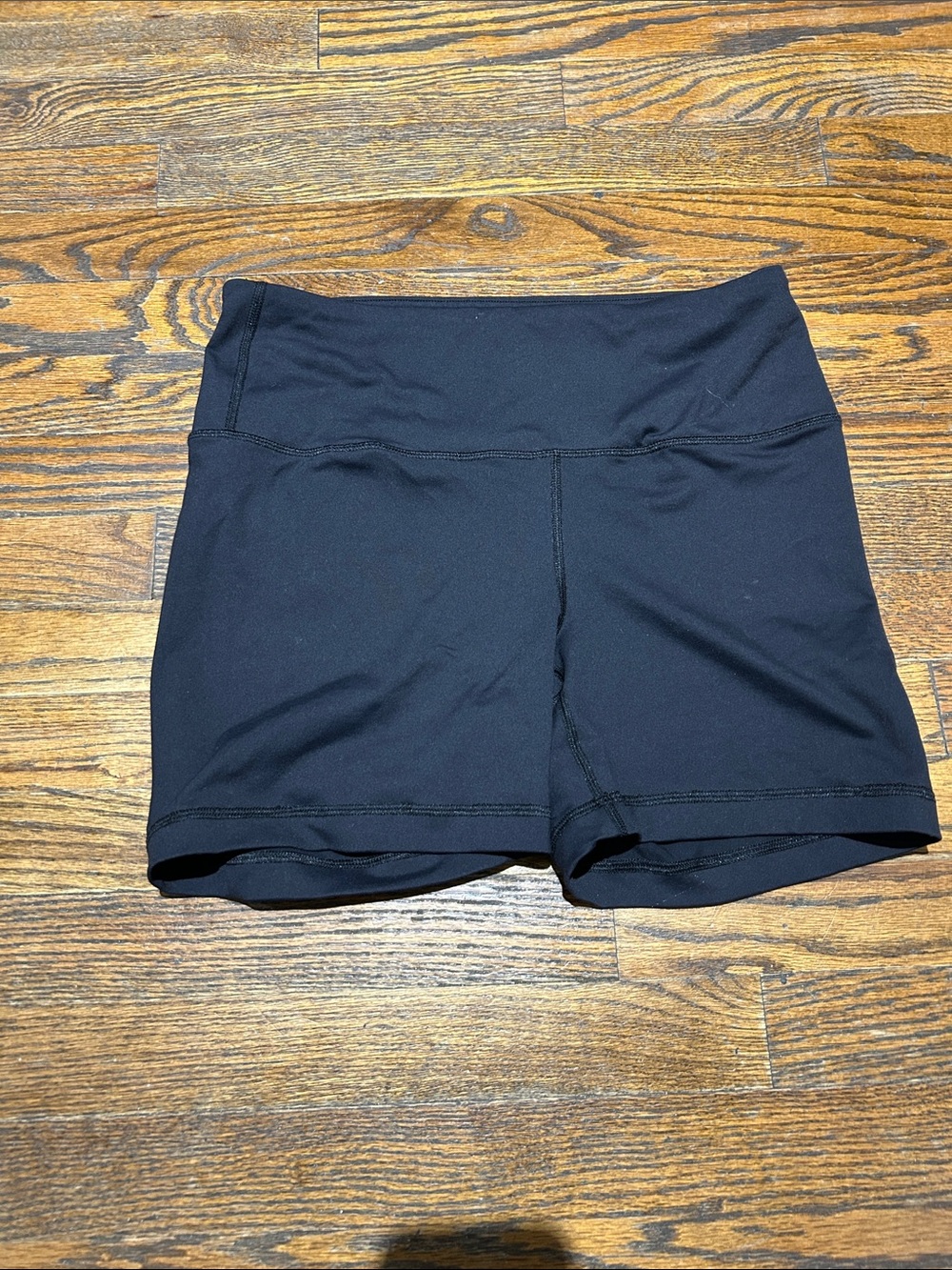 90 Degree High-Rise Black Women's Athletic Shorts